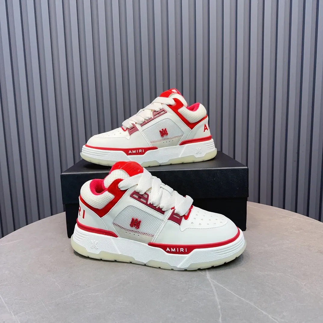 Men's shoes 💰660💰 AMIRI AMIRI trendy brand hot sale 🔥 Available all year round, couples 💑 Official website synchronization Imported fabrics 1⃣️ vs 1⃣️ replica, original factory special original sole, 35-45 (45. non-refundable)